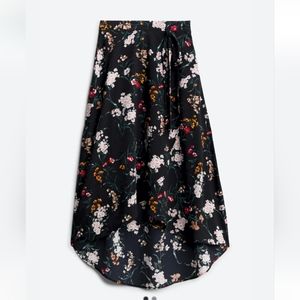 Golda faux wrap skirt